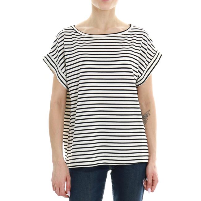 T-SHIRT RIGHE VICOLO - Mad Fashion | img vers.1300x/
